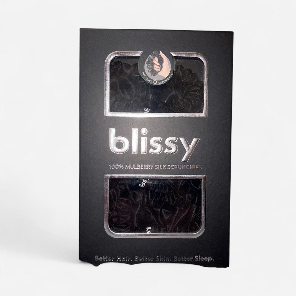 Blissy 100 mulberry silk scrunchies